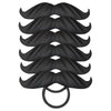 BeerMo Bottle Moustache - Party Pack of 18 - Black