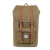 Herschel Supply Little America Backpack - Army Quilted front