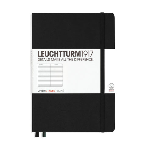 Leuchtturm1917 Ruled Notebook - Black
