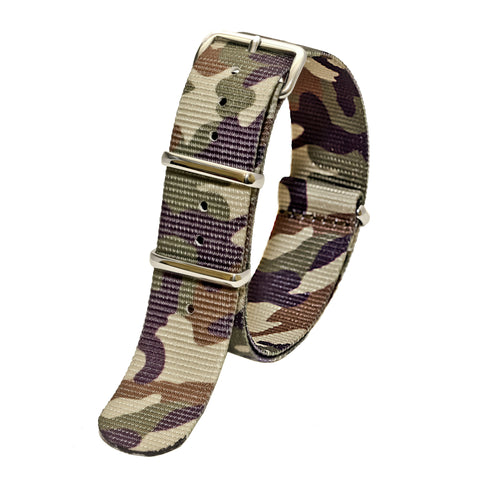 Sutter & Stockton - Military Watch Strap - Desert Camo