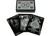 Ultra-Premium Black and Silver Playing Cards