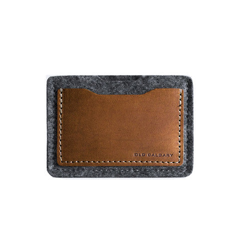 Old Calgary Alpha Card Wallet - Anthracite