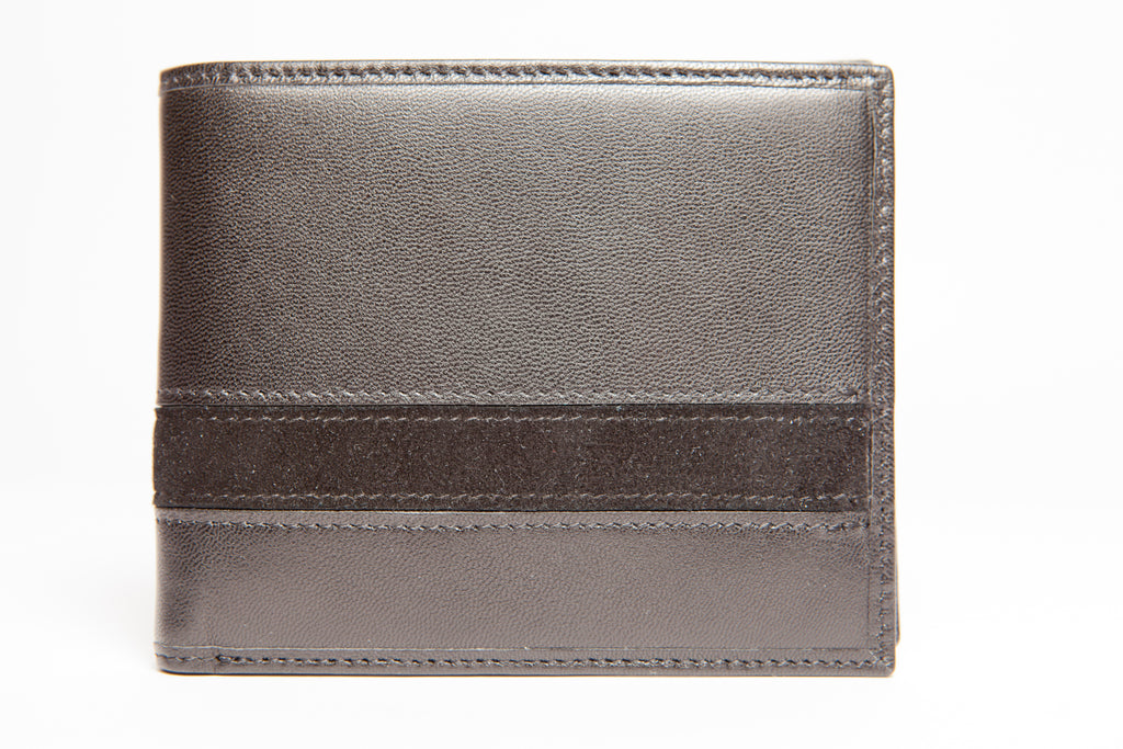 Avallone Executive Billfold Wallet - Black