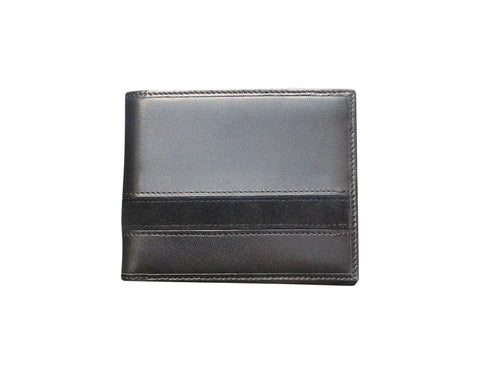 Avallone Executive Billfold Wallet - Black