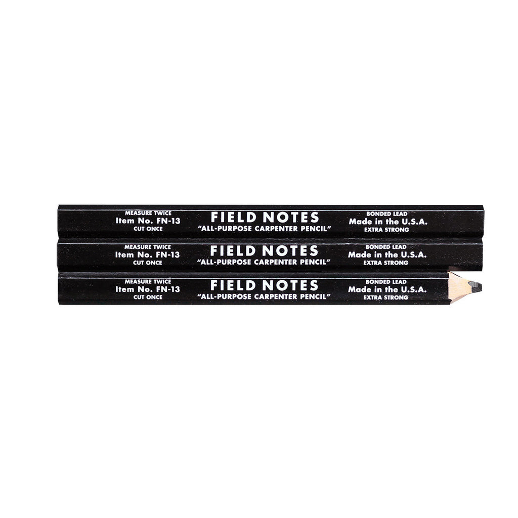 Field Notes Carpenters Pencils-- 3-pack
