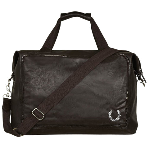 Fred Perry Deconstructed Holdall Bag - Dark Chocolate