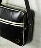 Fred Perry Shoulder Bag - Black & Ecru