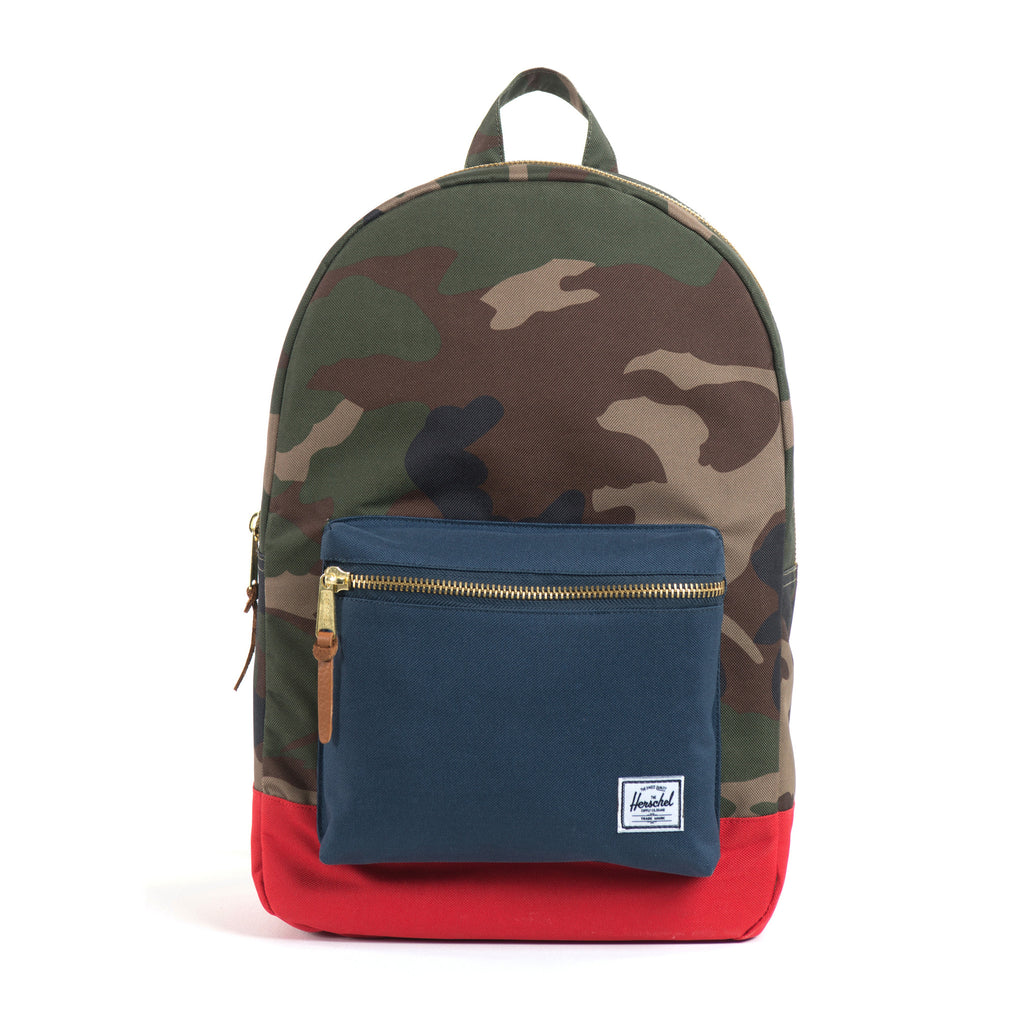 Herschel Supply Settlement Backpack - Camo/Navy/Red