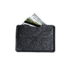 Old Calgary Organic Wool Heritage Card Sleeve Wallet - Graphite