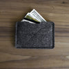 Old Calgary Organic Wool Heritage Card Sleeve Wallet - Graphite