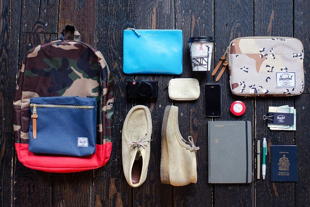 herschel backpack camo blue red Herschel Supply Settlement Backpack