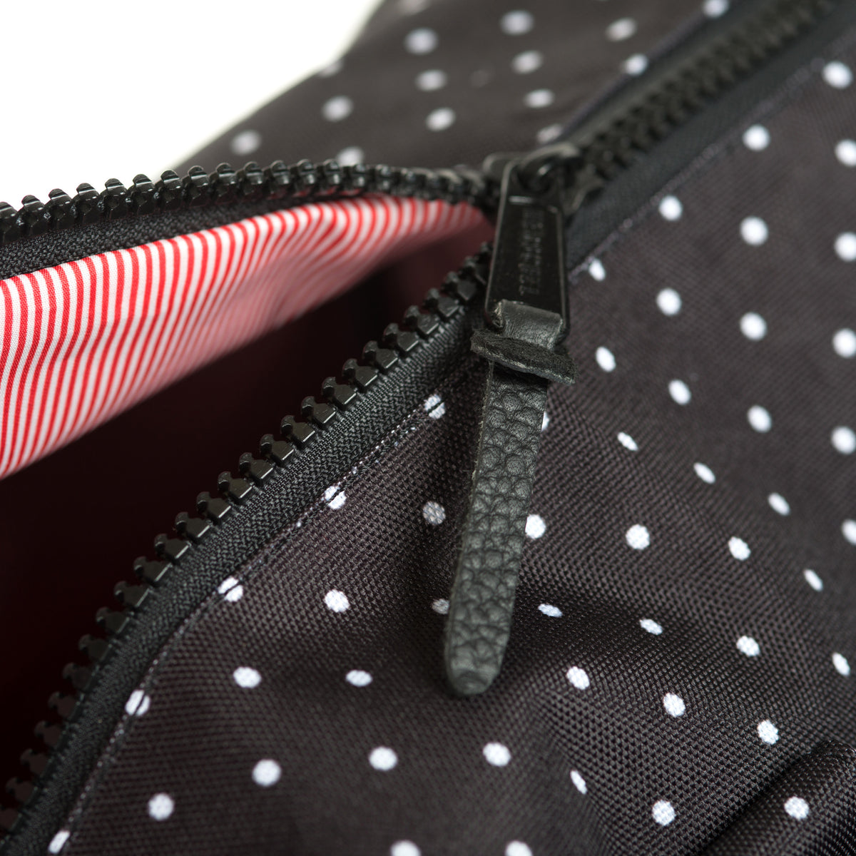 Herschel Supply Novel Duffel Bag - Black Polka Dots