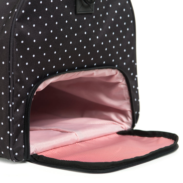 Herschel Supply Novel Duffel Bag - Black Polka Dots