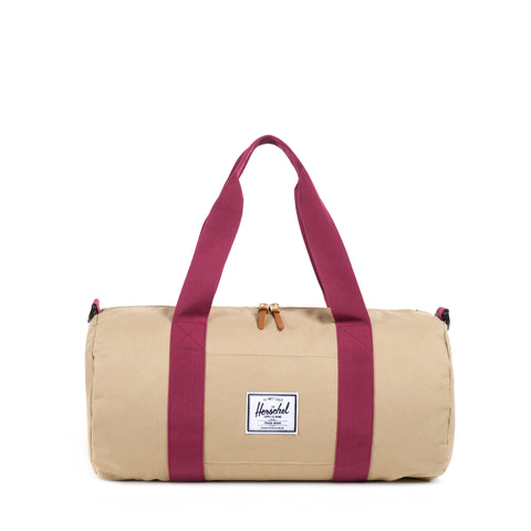Herschel Supply Sutton Mid-Volume Duffel - Khaki/Burgundy
