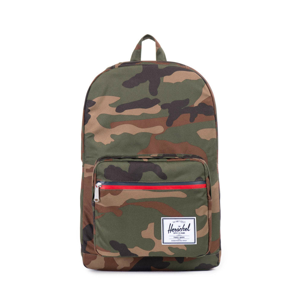 Herschel Supply Pop Quiz Backpack Woodland Camo Zipper
