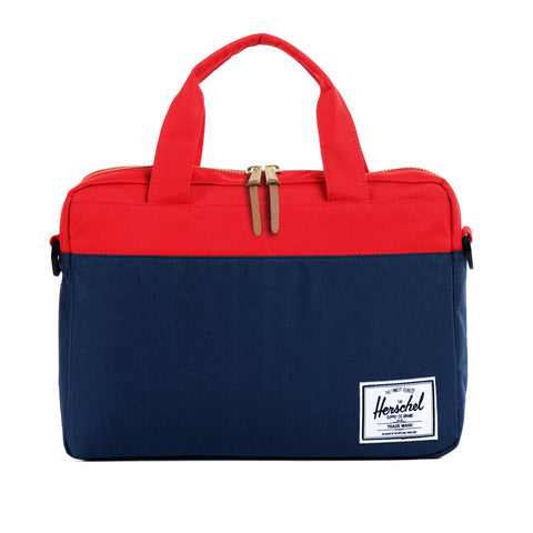 Herschel Supply Hudson Briefcase - Navy & Red