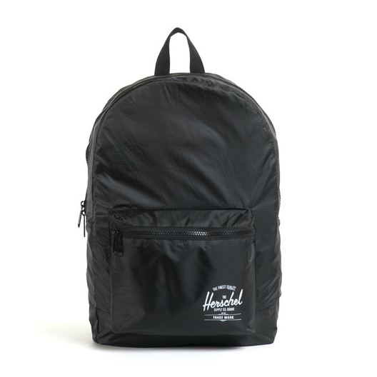 Herschel Packable Backpack - Black :: Maxton Men