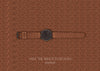Komono Winston Woven Chestnut Watch ad