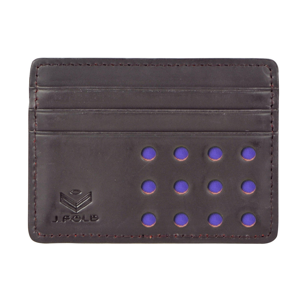 V-Twelve Flat Carrier Wallet - Purple