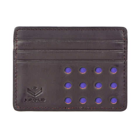 V-Twelve Flat Carrier Wallet - Purple