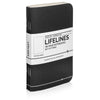 Lifelines Dotted Grid Notebooks | Black, Set of 3