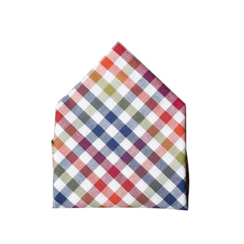 Blade + Blue - Medina Multi Plaid Pocket Square