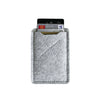 Old Calgary Organic Wool Oxford Card Sleeve Wallet - Concrete