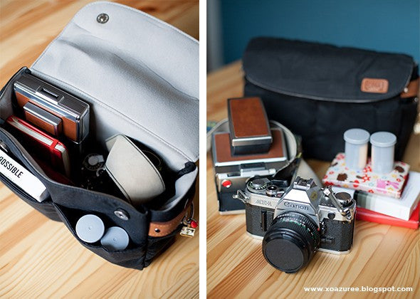 Ona Roma Camera Insert & Bag Organizer- Black