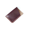 One Star Leather Minimalist Wallet - Mahogany