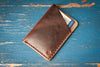 One Star Leather Minimalist Wallet - Mahogany