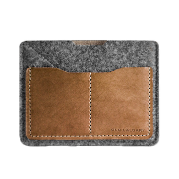 Old Calgary Passport Wallet - Anthracite