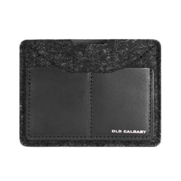 Old Calgary Passport Wallet - Carbon