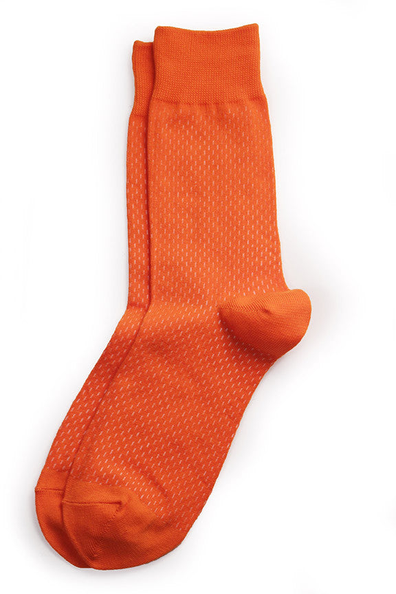Richer Poorer - Rookie Solid Orange Socks