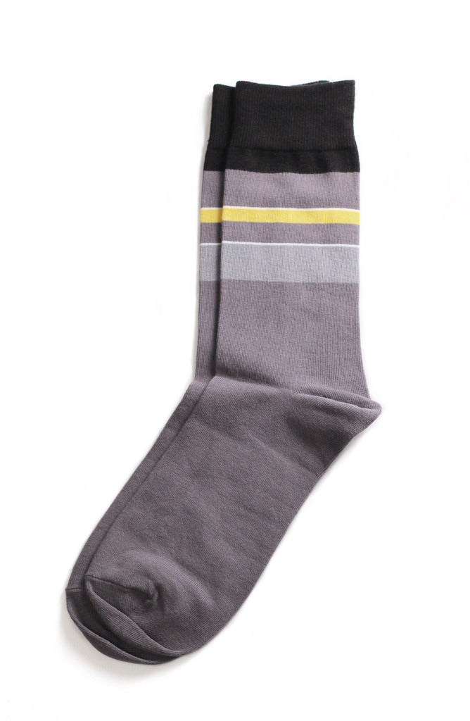 Richer Poorer - Simpleton Grey Socks