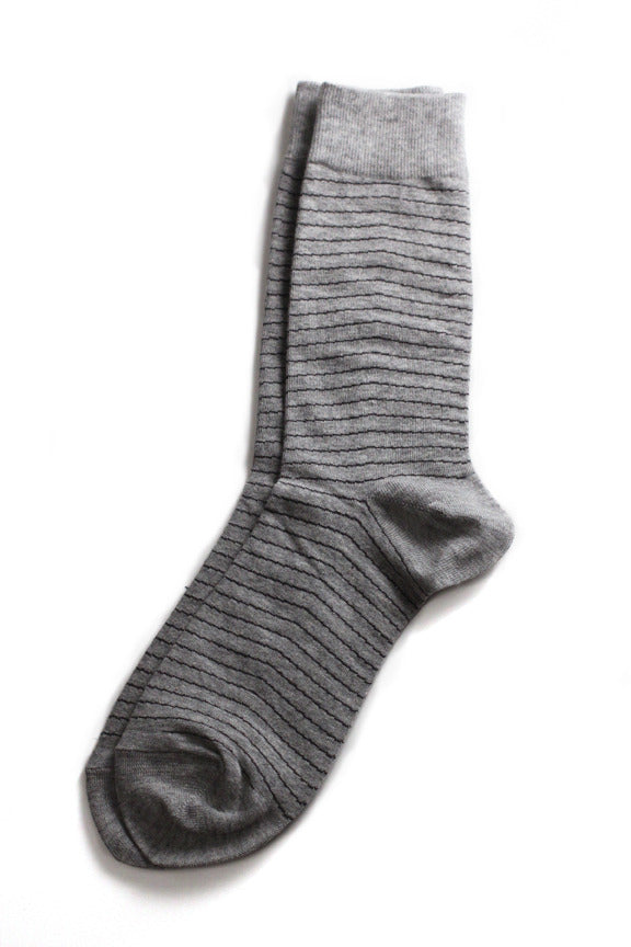 Richer Poorer - Scout Light Grey Socks