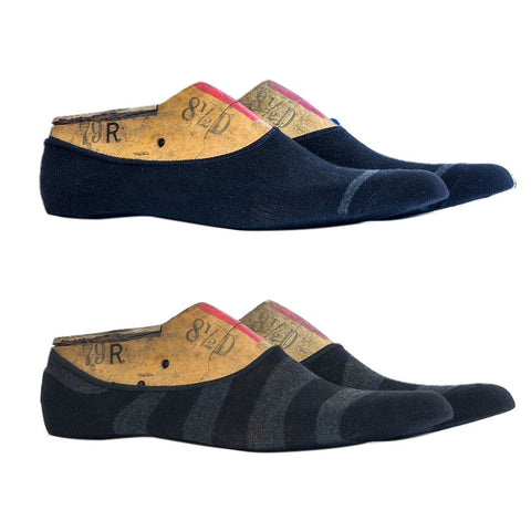 Richer Poorer No Show Socks 2 Pack - Black & Grey