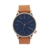 Komono Winston Blue Cognac Watch