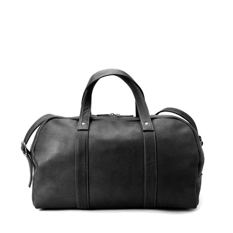 Winn Leather Duffel Bag - Black