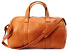 Winn Leather Duffel Bag - Tan