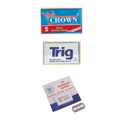 Razor Blade Sampler Set - Pack of 30 :: Maxton Men