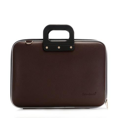 Bombata Classic Laptop Briefcase - Brown