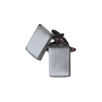 Brushed Rhodium Cufflinks