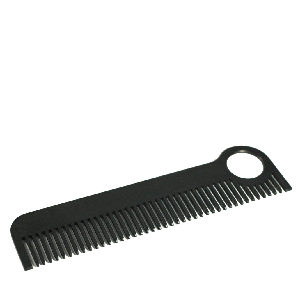 Chicago Comb Co. - Stainless Steel Comb - Black Matte