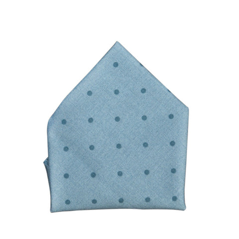 Blade + Blue Christopher Polka Dot Pocket Square - Blue