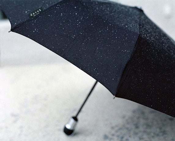 Davek Solo Umbrella - Black & Sport Yellow