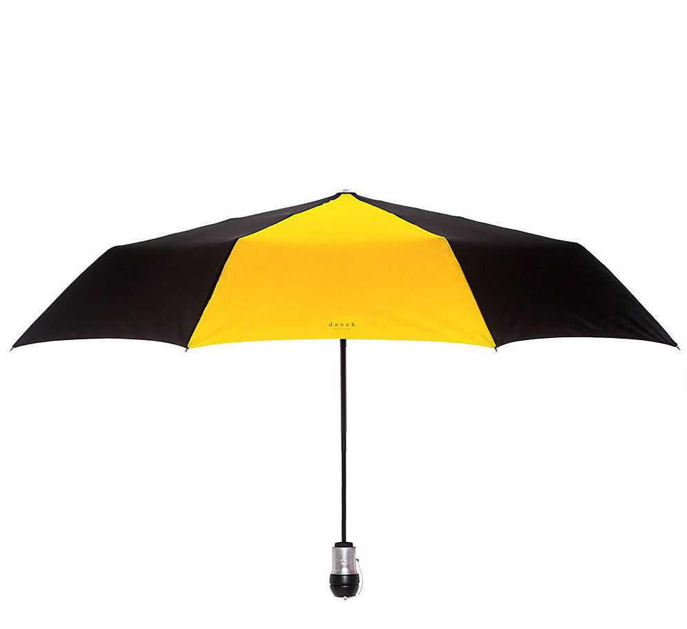 Davek Solo Umbrella - Black & Sport Yellow