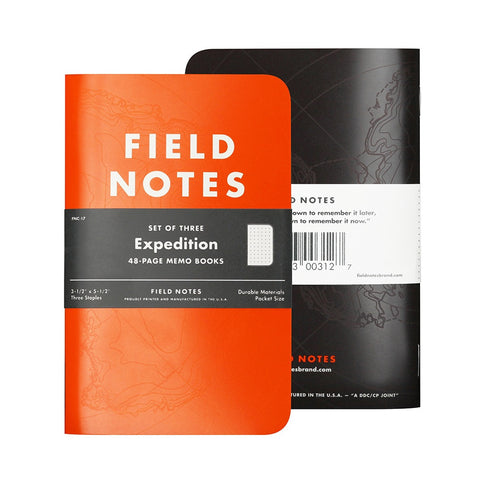 Field Notes Expedition - 3 pack