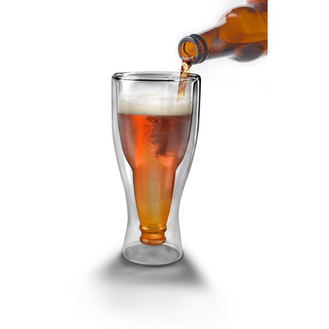 Hopside Down Beer Glass