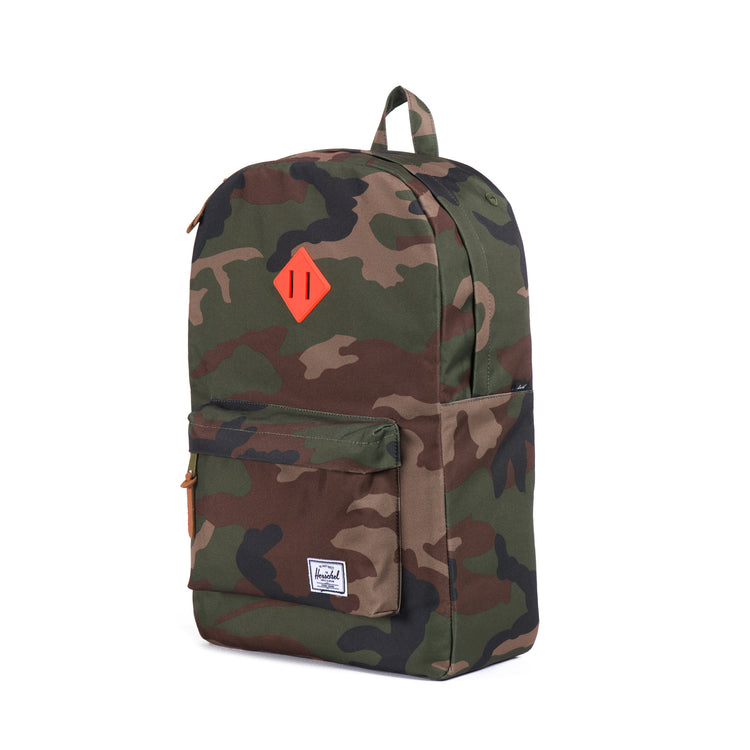 Herschel Supply Heritage Backpack - Woodland Camo & Orange