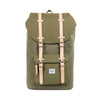 Herschel Little America Canvas Backpack - Washed Army Green 2